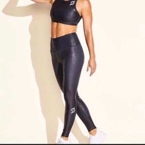 Peloton Set : WITH Viper Leggings Sz S Bra M